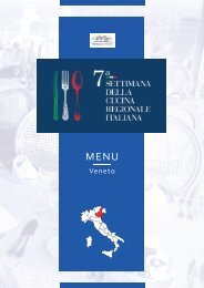 7ª Settimana della Cucina Regionale Italiana - Veneto