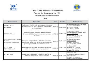 Télécharger - Faculté des Sciences et Techniques de Tanger