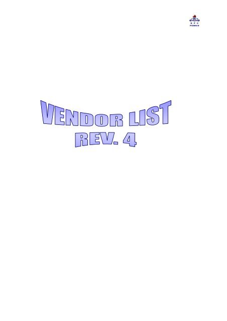 FINAL-VENDOR LIST-REV.4