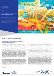 A2A – Apps to Automotive - GIGATRONIK-Gruppe