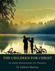 The Children For Christ by Andrew Murray