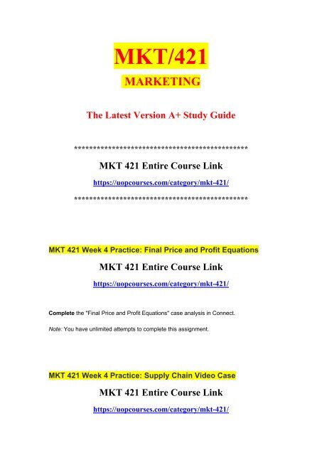 Mkt 421 Week 4 Business Communication Paper