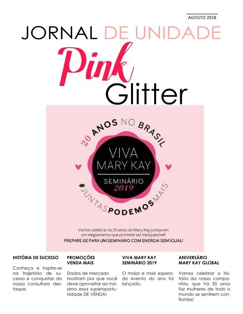 jornal pink glitter _setembro