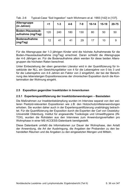 Ergebnisbericht (Teil II) - Ernst-Moritz-Arndt-Universität Greifswald