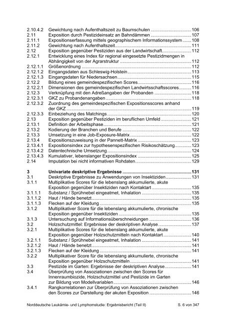 Ergebnisbericht (Teil II) - Ernst-Moritz-Arndt-Universität Greifswald