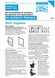 BiLOÃƒÂ‚Ã‚Â®-Zuganker - BiERBACH GmbH & Co. KG Befestigungstechnik