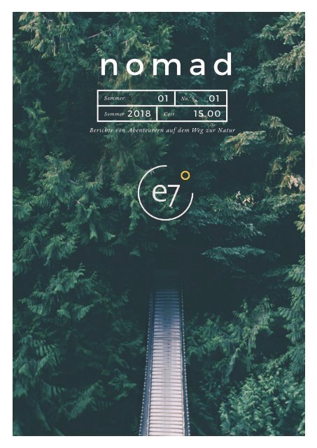 nomad – das Reisemagazin von e7° Reisen 2018/2019
