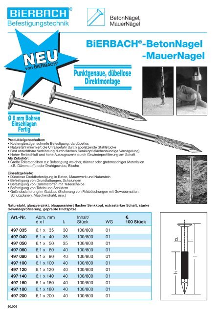 Verkaufs- einrichtungen - BiERBACH GmbH & Co. KG ...