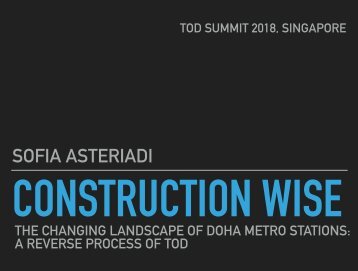 2015-18 | Doha Metro_TOD Summit, Singapore