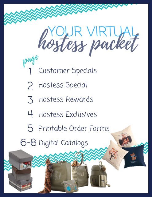 Sept Virtual Hostess Packet