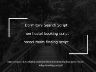 men hostel booking script - hostel room finding script-converted