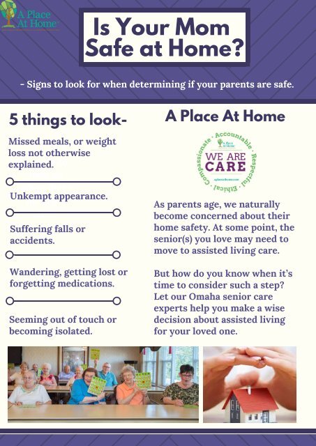 Know 5 Major Signs To Look For When Determining If Your Parents Are Safe