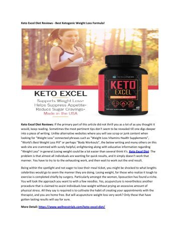 Keto Excel Diet Reviews - Best Ketogenic Weight Loss Formula!