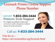 Lexmark Printer Customer Support 1-833-284-3444 Number- How to Get Instantaneous Solution Page Alignment Issue