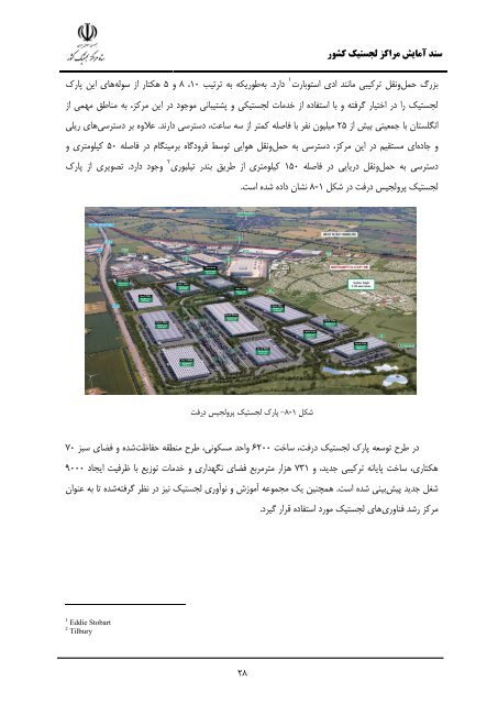 Iran Logistic Centers Planning Document