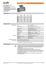 Technisches Datenblatt R4.. - Belimo