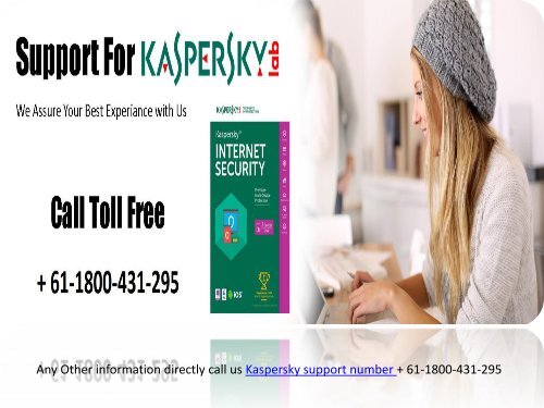 Kaspersky support phone number Australia + 61-1800-431-295