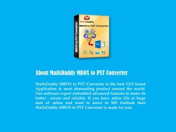 MailsDaddy-MBOX-to-PST-converter