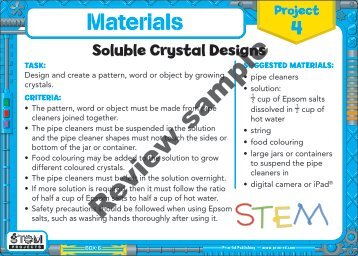 PR-6183IR STEM Projects - 6th Class