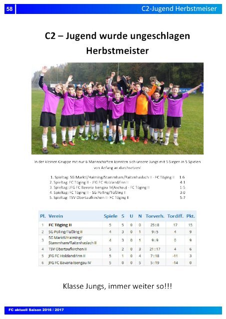 "fc aktuell" Saison 2016-17 Ausgabe 8