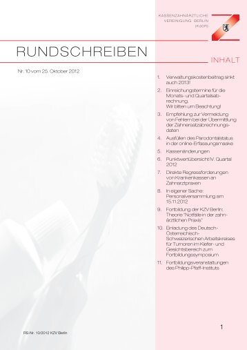 Anmeldeformular - Kassenzahnärztliche Vereinigung Berlin