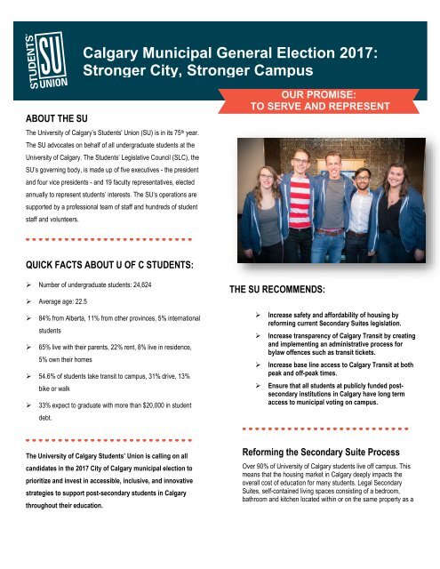 Stronger City, Stronger Campus     