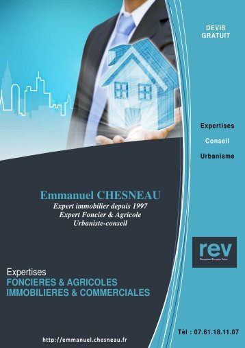 Emmanuel CHESNEAU, Expert Immobilier dans le Var - 83 - Expert foncier & agricole - Expert immobilier et commercial