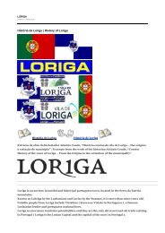 História da vila de Loriga terra natal de Viriato_History of the town of Loriga  homalnd of Viriathus