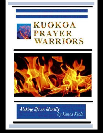 FREE KUOKOAPRAYERWARRIORS Kanoa Keola EBOOK PARCHMENT