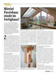 Wieviel Passivhaus steckt im Fertighaus? - Bauherrenhilfe.org