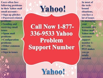 Call Now 1-877-336-9533 Yahoo Problem Support Number-converted