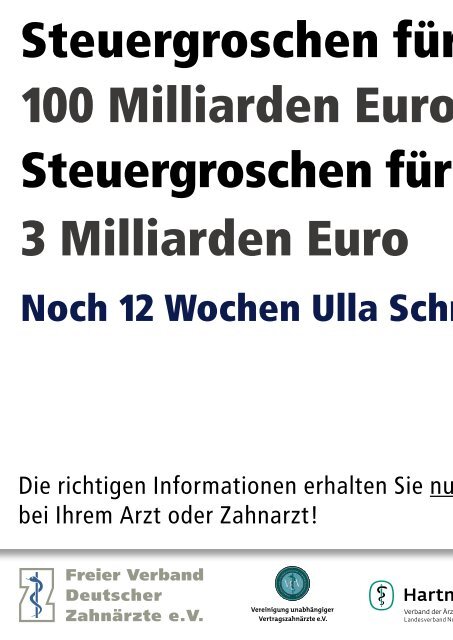 Die monatliche Zeitschrift für alle niedersächsischen Zahnärzte