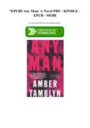 EPUB$ Any Man A Novel PDF - KINDLE - EPUB - MOBI