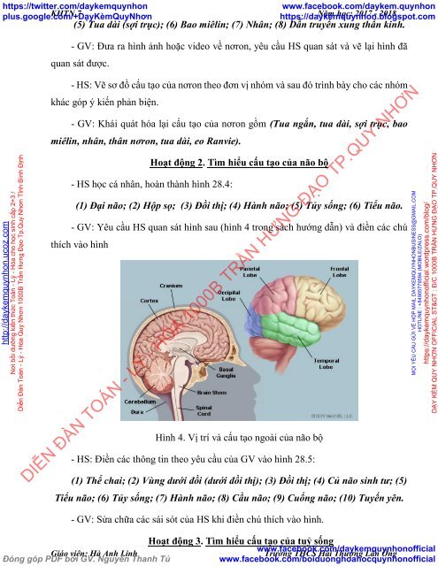 GIÁO ÁN KHTN LỚP 7 TRƯỜNG HỌC MỚI VNEN PHÂN MÔN HÓA HỌC - GV HÀ ANH LINH - TRƯỜNG THCS HẢI THƯỢNG LÃN ÔNG