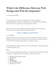 Difference of Web Design and Web Development | Grow Insight