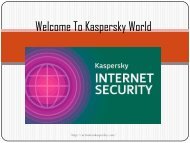 kaspersky support | kaspersky total security
