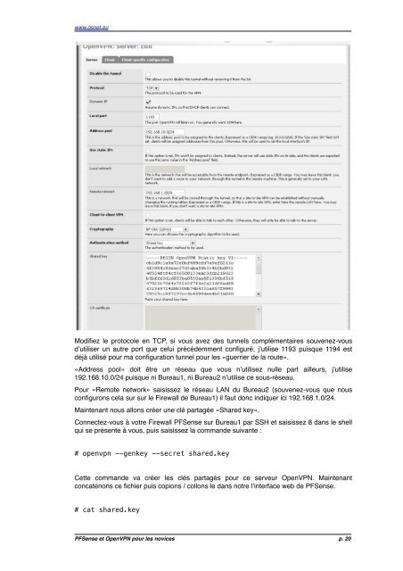 Trad FR pfsense OVPN - OSNet.eu