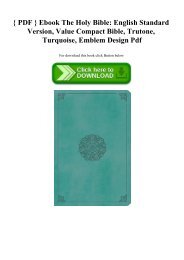 { PDF } Ebook The Holy Bible English Standard Version  Value Compact Bible  Trutone  Turquoise  Emblem Design Pdf