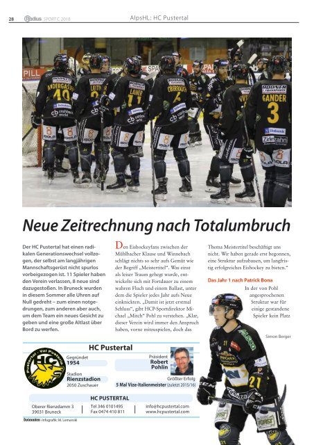 Eishockey 2018/19