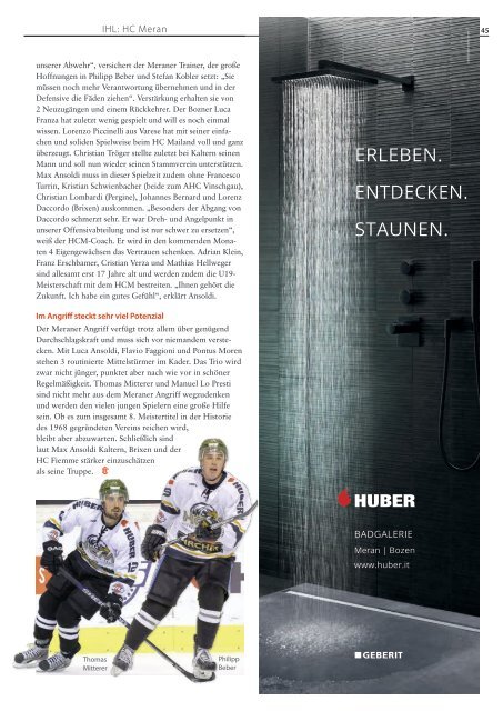 Eishockey 2018/19