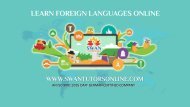 Learn Foreign Language Online