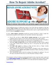 How to repair Adobe Acrobat?