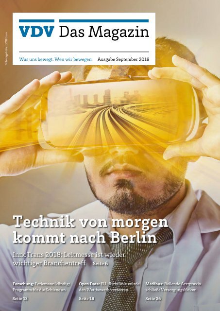 VDV Das Magazin Ausgabe September 2018