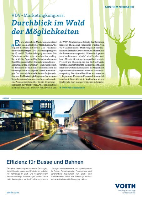 VDV Das Magazin Ausgabe September 2018