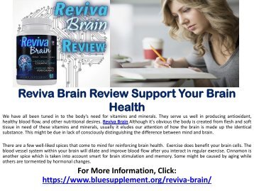 Reviva Brain : Cognitive Enhancement Supplement