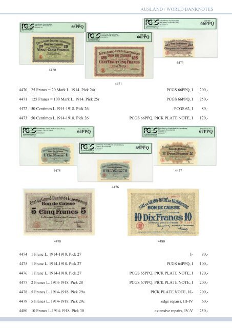 82. Auktion - Banknoten-Spezial - Emporium Hamburg