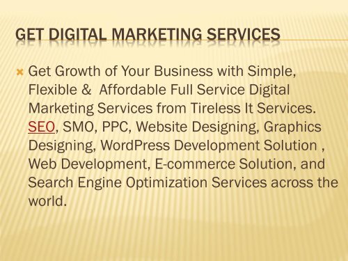 Digital Marketing 