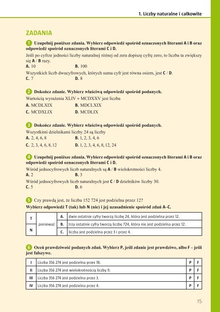 Repetytorium - Egzamin ósmoklasisty. Matematyka