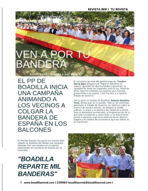 REVISTA BER I SEPTIEMBRE 2018 I