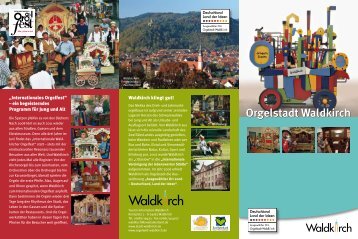 Orgelstadt Waldkirch - Orgelwelt Waldkirch
